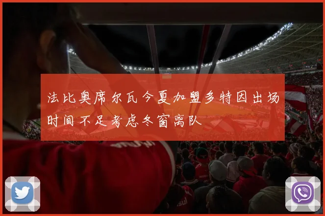 法比奥席尔瓦今夏加盟多特因出场时间不足考虑冬窗离队